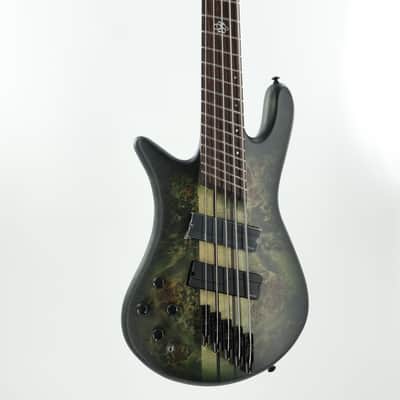 Spector Left-Handed NS Dimension 5 5-String Multi-Scale Bass w/ Fishman Pickups - Haunted Moss Matte image 2