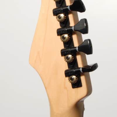 Hipshot BLACK 6-In-Line Non-Staggered Open-Gear Guitar Machines Tuners w/UMP Kit image 10