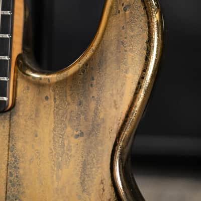 Ernie Ball Music Man Limited Edition - 1 of 300 - 50th Anniversary StingRay Bass - Molten Gold with Hardshell Case image 9