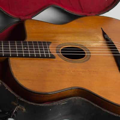Selmer  Modele Jazz Acoustic Guitar (1942), ser. #559, original black hard shell case. image 15