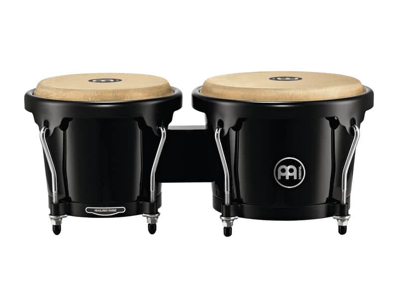 Meinl Percussion HFB100BK Headliner Series Fiberglass Bongos, Black (VIDEO) image 1