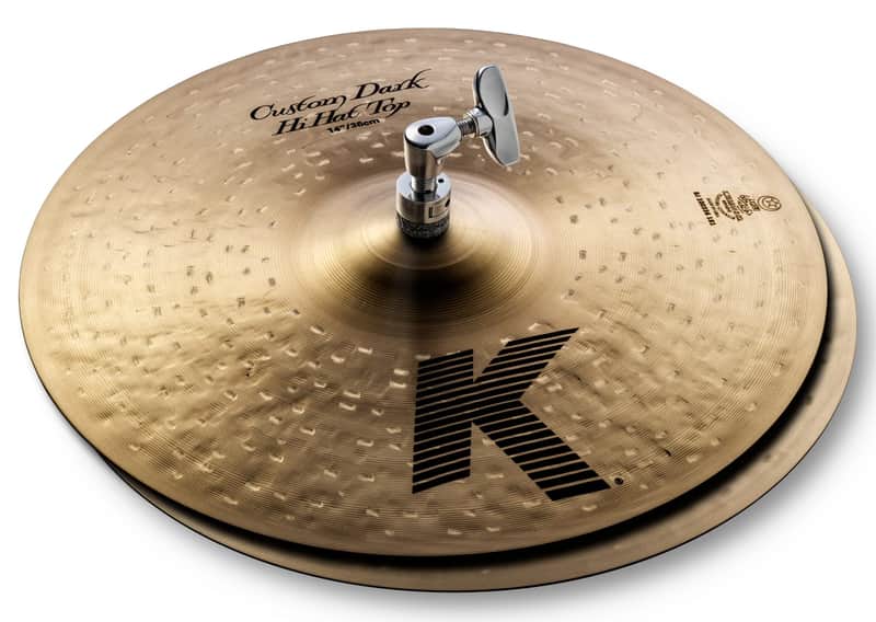 Zildjian 14" K Custom Dark Hi-Hat Cymbals (Pair) - MINT ! image 1