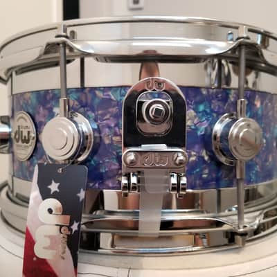 *New* DW Edge Snare 6x13 Stained Glass Finishply Rare image 2