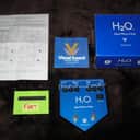 used (light average wear) Visual Sound H2O version 1 (but the 2nd model of the FIRST Version - ver 1) Liquid Chorus & Echo (ANALOG) from around 2007, + box, copy of Owner's Manual, small VS catalog, & feet (NO battery)