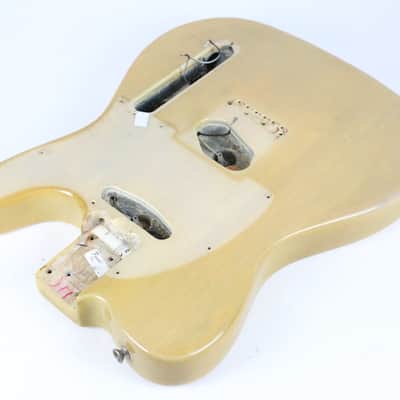 1977-1978 Vintage Fender Telecaster Butterscotch Blonde 4-Bolt Ash BODY Tele USA 1970s image 9