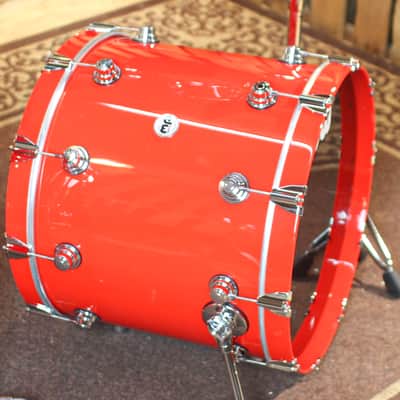 DW Collector's Maple Mahogany Scarlet Red Drum Set - 22,10,12,16 - SO#1288921 image 2