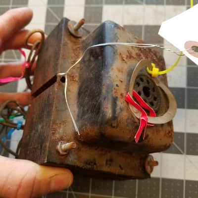 Midwest 620951  Vintage Power Transformer Tested 310-0-310 / 6.3 / 5 / 12.6 V HUGE 9 lb Tube Amp Project 1953 image 7