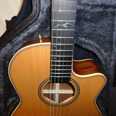 Seagull Artist Mosaic CW Folk Deluxe QII Acoustic/Electric Guitar w/ Dlx TRIC Case image 5