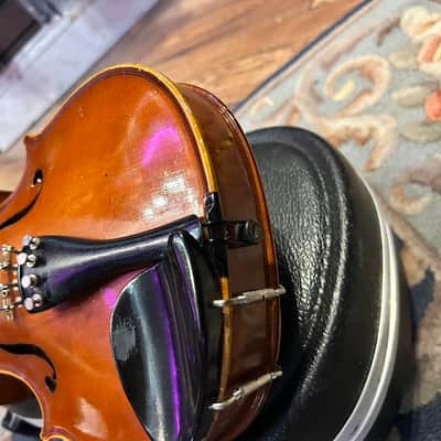 4/4 Violin A. R. Seidel Mittenwald Obb. Handmade Copy of Antonius Stradivarius- Made in 7/83 East Germany - Model V131G Registration No.H4441 image 7