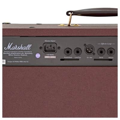 Marshall AS50D Acoustic Guitar Combo Amplifier in Brown image 3