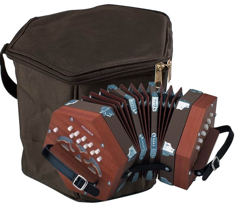 Hohner D40 Concertina Accordion G/C Keys image 1