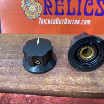 Real Life Relics  Aged Black Jaguar® Mustang® Knobs (Set of 2)    [H6] image 3