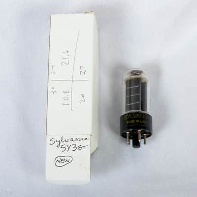 Sylvania 5Y3GT Rectifier Tube – USA Made – Tests Good – Vintage Tone & Reliability image 1