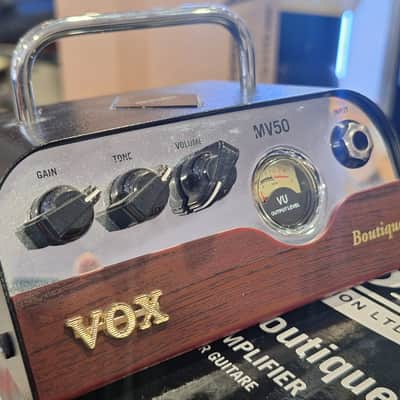Vox MV50 Boutique 50-Watt Guitar Amp Head 2018 - Present - Brown / Silver image 2