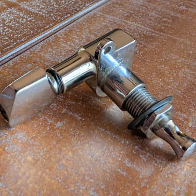 Schaller Double Tab Tuning Peg Sold Each Vintage 1970s Nickel No Issues image 4
