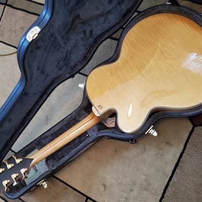 D'Angelico Excel EX-59 Hollow Body Single Cutaway with Stairstep Tailpiece 2010s - Natural image 9