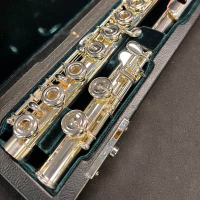 Altus Japan A807 Open-hole C-foot Silver-plated Flute image 1