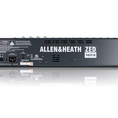 Allen & Heath ZED-16FX 16-Channel Mixer with Effects. New with Full Warranty! image 3