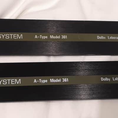 NEW! MINT! Access Plate/Emblem/Thumbscrews for Dolby 361 Noise Reduction Frame image 13