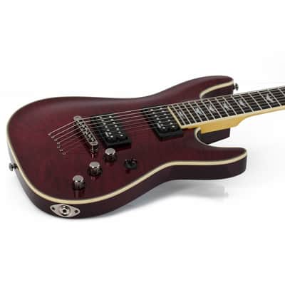 Schecter Omen Extreme-7 - Rosewood Fingerboard, Black Cherry image 2