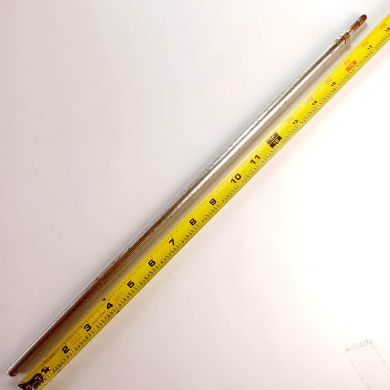 Ludwig 18" Straight Cymbal Arm Disappearing Rod Chrome Hex Top Vintage 70s USA image 1
