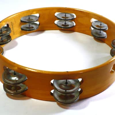Ludwig 10” Headless Rock Tambourine Double Row 1960’s-1970’s image 6