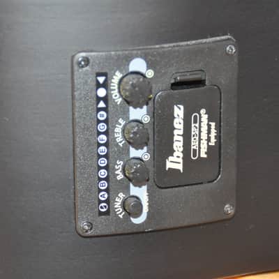 IBANEZ AEG721 BOT Black Out / 7-String Acoustic-Electric / AEG721-BOT / PW250400339 image 7