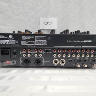 GEMINI CS-02 5 CHANNEL DJ MIXER WITH EFFECTS #2832 GOOD WORKING CONDITION image 9