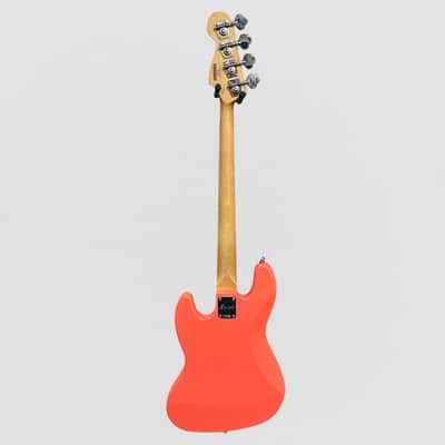 Fender Squier Classic Vibe '60s Jazz 4 String Electric Bass Guitar - Tahitian Coral image 9