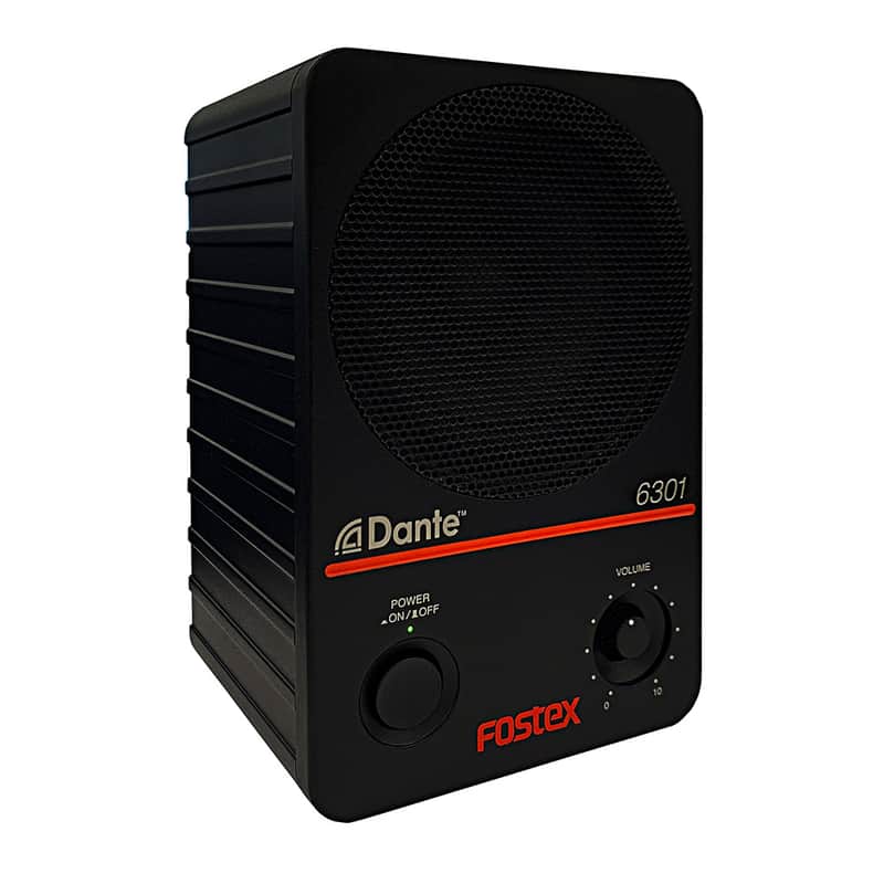 Fostex 6301DT 4" Active studio Monitor with Dante - Single image 1