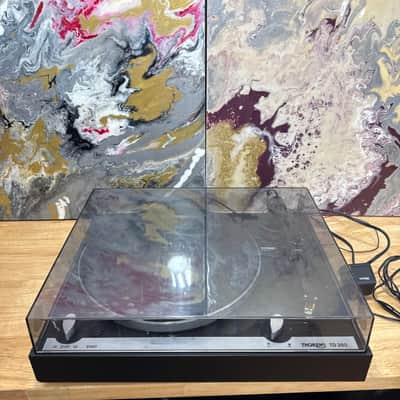 Thorens TD 280 Black Made In Germany turntable Anti Skating Tone Arm Audiophile image 7