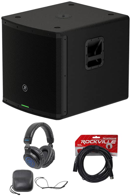 Mackie SR18S 18” 1600W Powered Active DJ PA Subwoofer Sub+Headphones+XLR Cable image 1