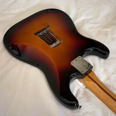 2015 Fender American Standard Stratocaster 3-Color Sunburst - Free Pro Setup image 9