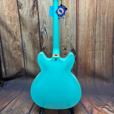 Hagstrom VIK-ABE - Aged Sky Blue image 3