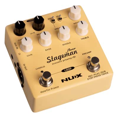 NuX NAP-5 Stageman Floor Deluxe Acoustic Preamp / DI + NEW image 1