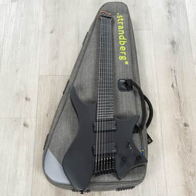 Strandberg Boden Metal NX 7 7-String Multi-Scale Headless Guitar, Black Granite image 11