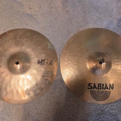 Sabian 13" HHX Evolution Hi-Hat Cymbals (Pair) 2002 - Present - Brilliant image 1