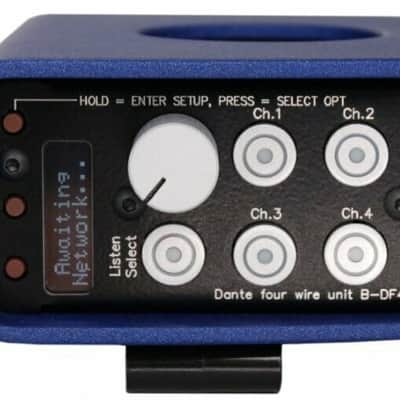 CTP Systems B-DF4 Four Channel 4 Wire Dante Beltpack image 1