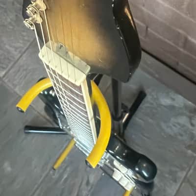 Teisco Gold Foil Electric Guitar & Case Barclay Sakai  1960’s - Sunburst image 17