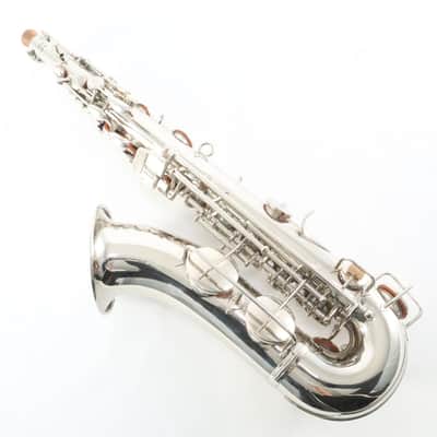 C.G. Conn F-Mezzo Soprano Saxophone SN 219320 ORIGINAL NICKEL! GORGEOUS image 6