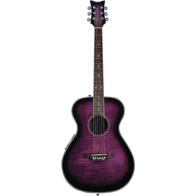 Daisy Rock DR6222 Pixie 6-String Acoustic-Electric Guitar - Plum Purple Burst - (B-Stock) image 1