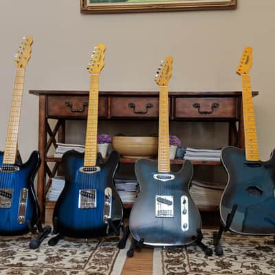 Partscaster T-Style 2013 Blueburst image 16