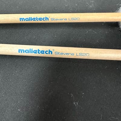 Malletech LS20 Marimba Mallets, Med to Very Hard, Leigh Stevens, 1 Pair/2 Mallets - GOOD image 2