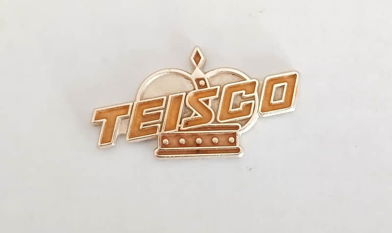1960's Teisco Guitar Original Headstock Logo Emblem image 1