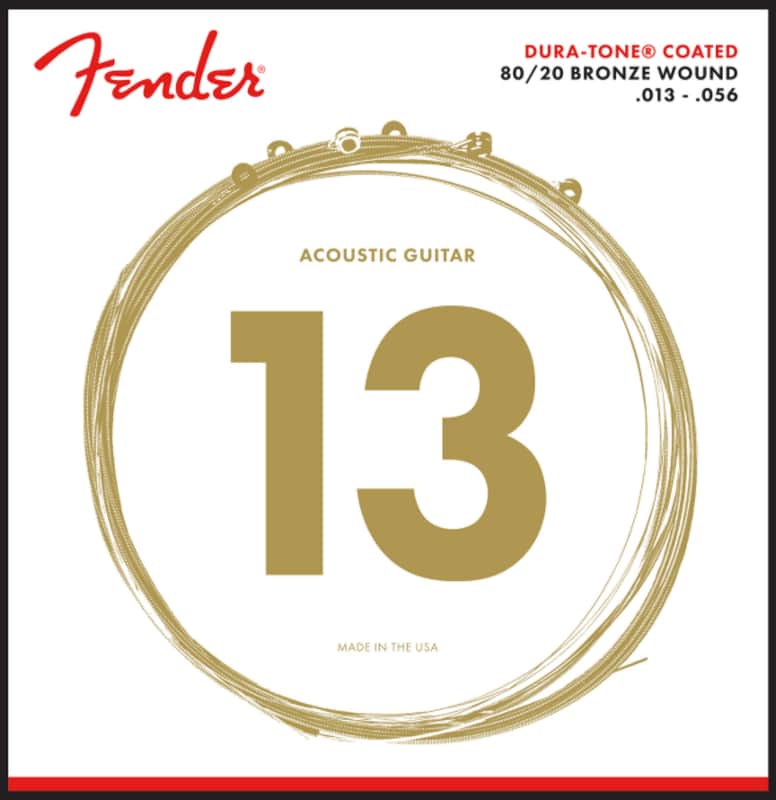 Fender Fender Dura-Tone 880M 80/20 Coated 13-56 Acoustic Guita...
