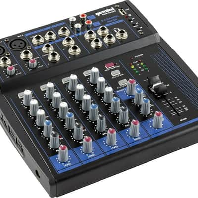 Gemini GEM-08USB 8-CHANNEL BLUETOOTH Podcasting Live Sound MIXER,w/ USB playback image 2
