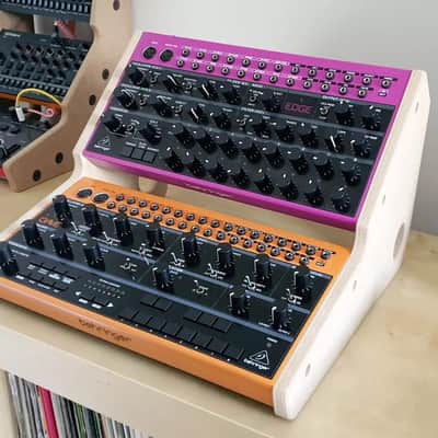 Behringer Crave, Edge & Spice - MDF Dual Stand From Synths And Wood image 4