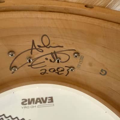 Craviotto DW RARE Green Badge Signed Wood Hoop - Solid Wood Snare 2003 image 4