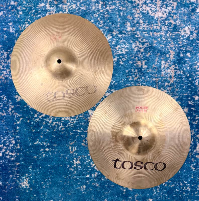CRISP & LIGHT 13” TOSCO Hihats 727g 882g image 1