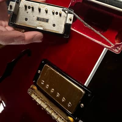 Gibson ES-355 with Maestro Vibrola 1964 Cherry 100% Original image 8